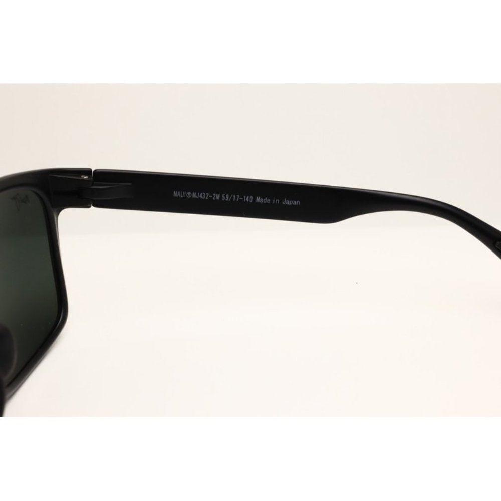 Maui Jim MJ 432-02M Black Rectangle Sunglasses - Picture 5 of 6